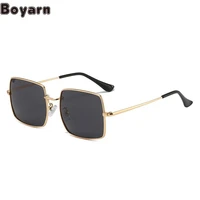 boyarn 2022 new sunglasses steampunk fashion square polarized glasses amazon popular sunglasses eyewear for women