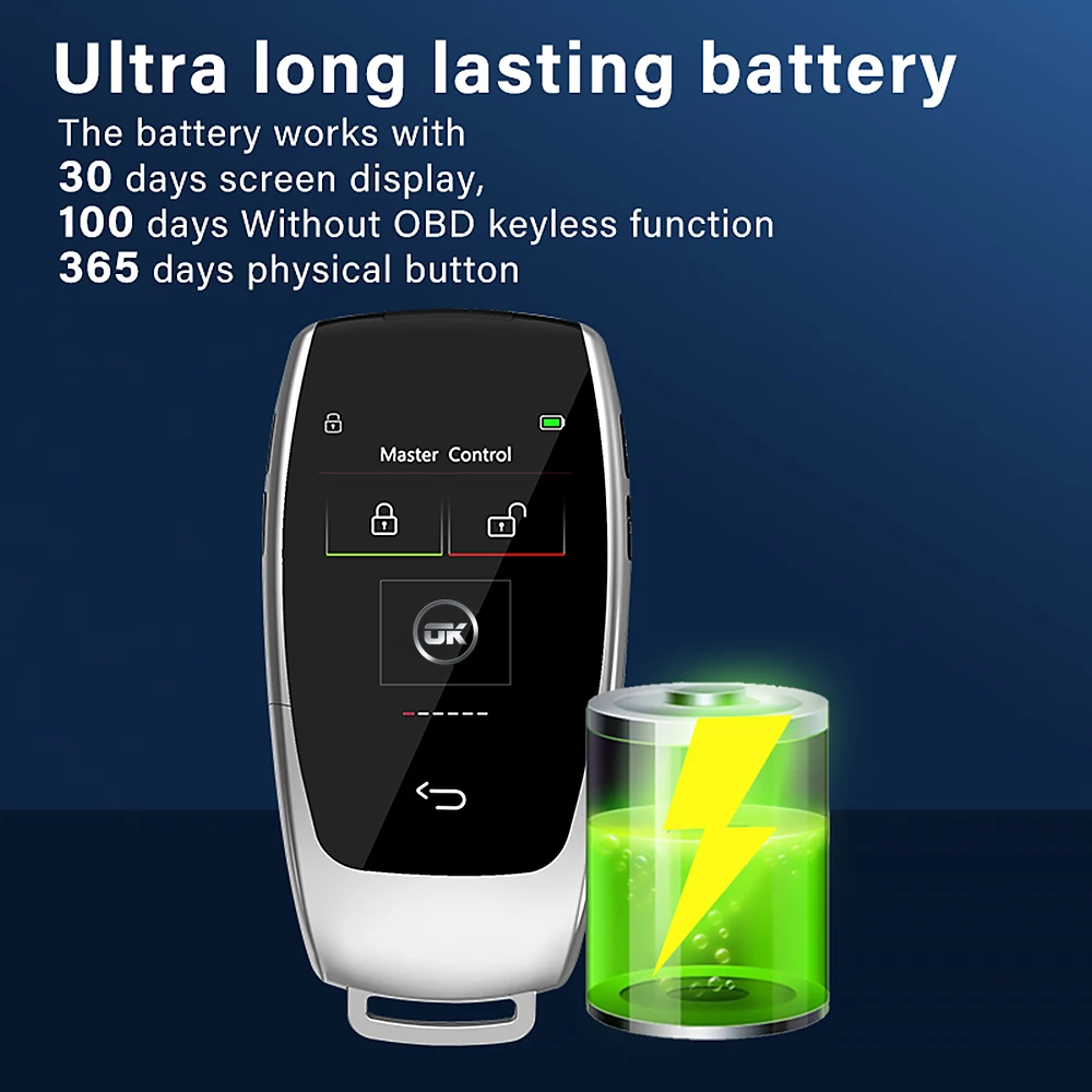 

Korean/English/ CF799 Smart Remote Key Universal Smart LCD Screen Key for BMW for Benz for Audi /Toyota Comfort Keyless Entry