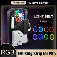 for ps5 led light strip rgb 8 colors 400 effects light pickup light bar strip decorative accessories for playstation 5 console