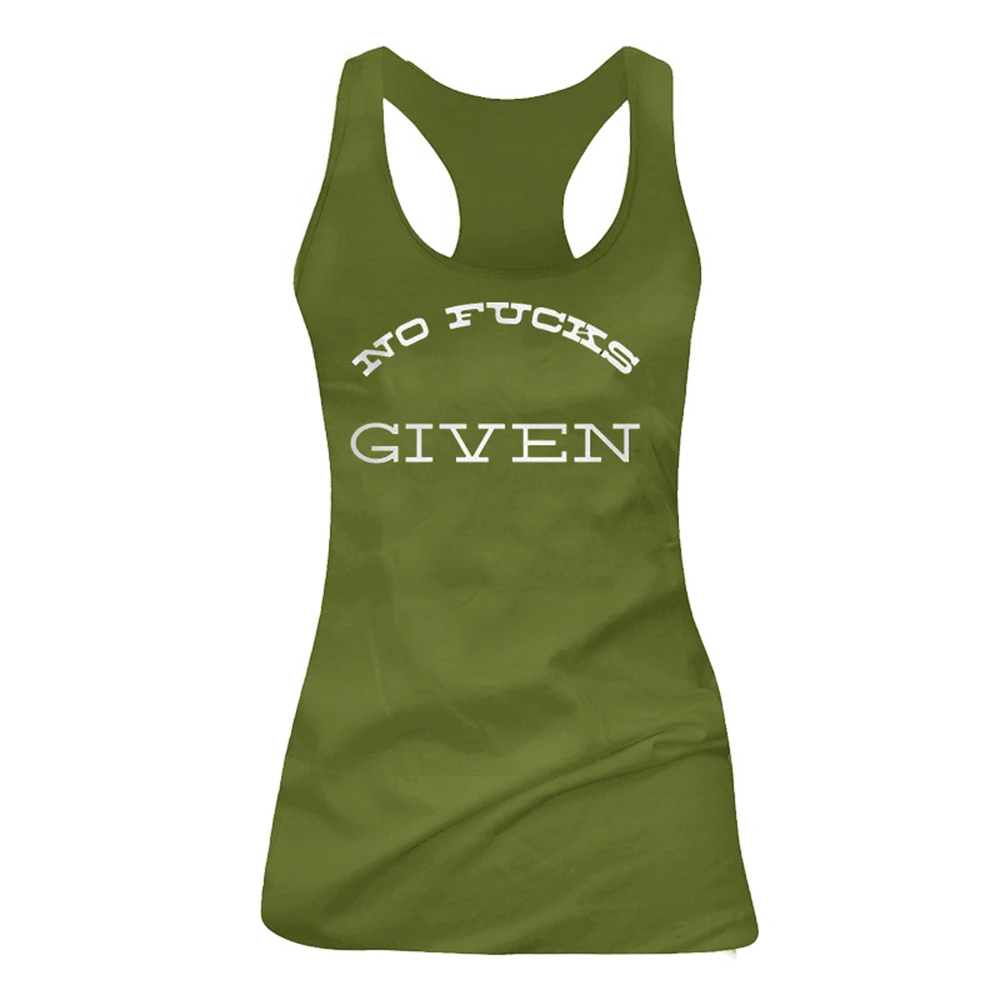 

Women's Summer Tank Sleeveless Letter Print Funny Cute Sport Tops