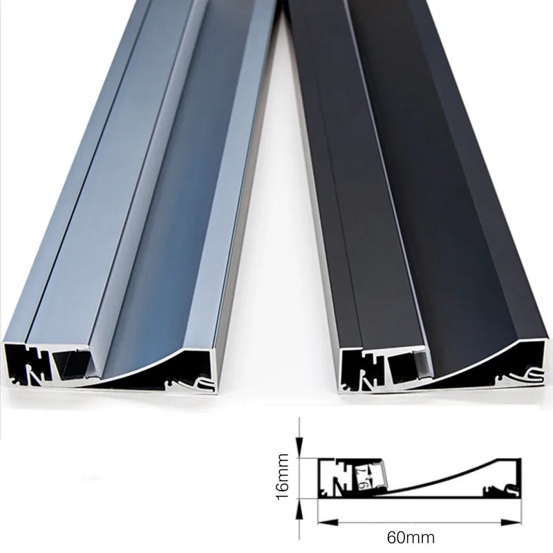 Светодиодсветильник осветительная платформа 0 5 м/1 м серый черный алюминиевый