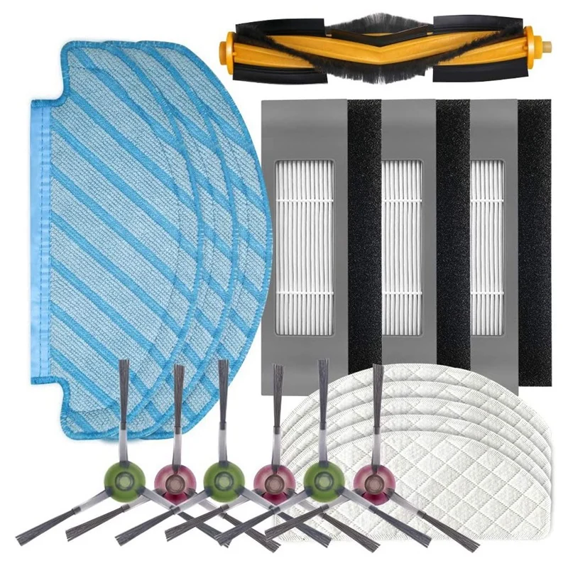 

For ECOVACS Sweeper Accessories OZMO T8 Compatible, Sweeper Replacement Accessory Kit Replacement Parts