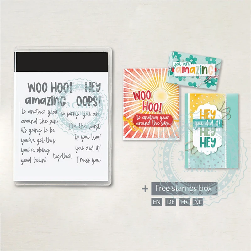 Miss You-sellos transparentes en inglés, troquel sin corte para tarjetas de papel hechas a mano, álbum de recortes, sello artesanal en relieve, 2022