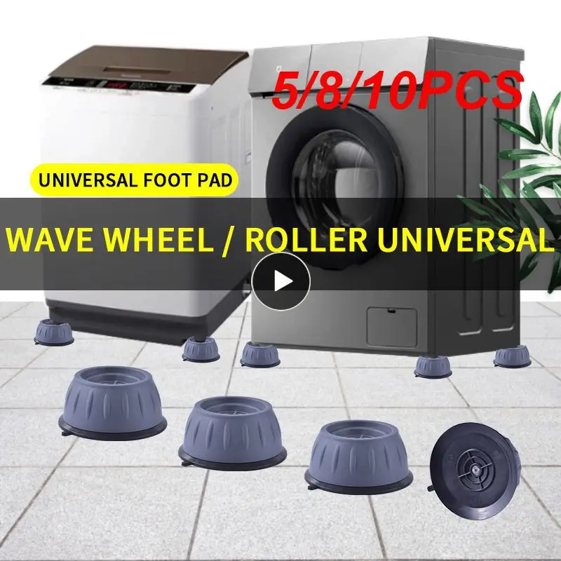 

New Anti Vibration Pads Washing Machine Rubber Feet Legs Mat Anti-vibration Pad Universal Noise-reducing Leg Base For Furniture