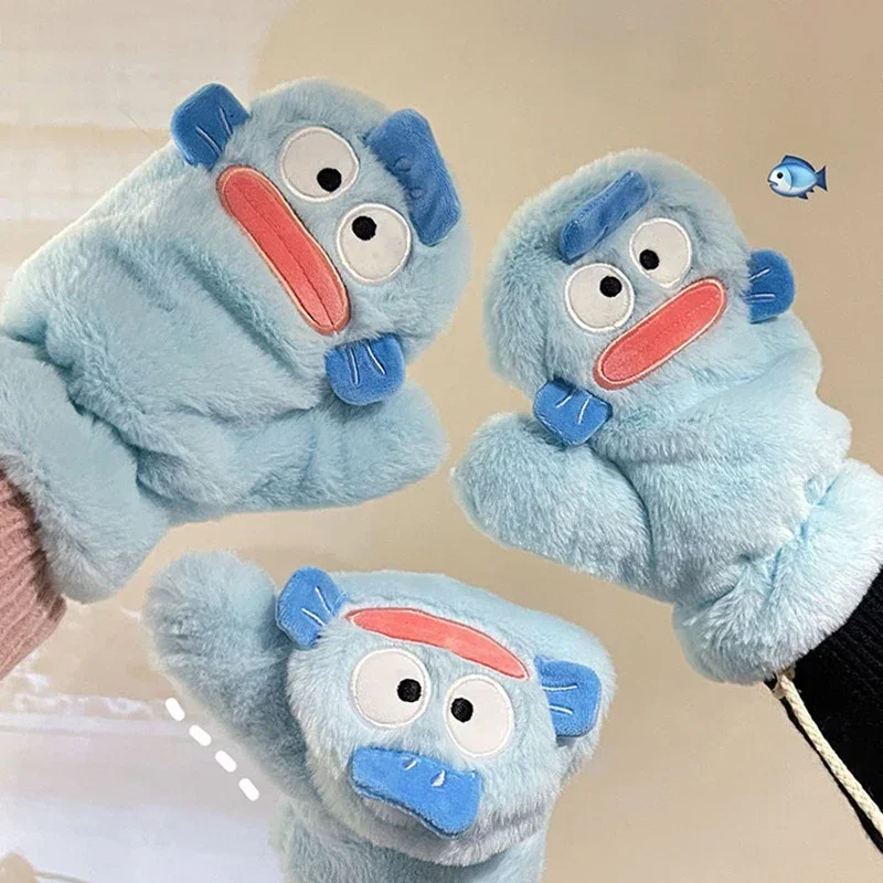 Плюшевые перчатки Sanrio Hangyodon
