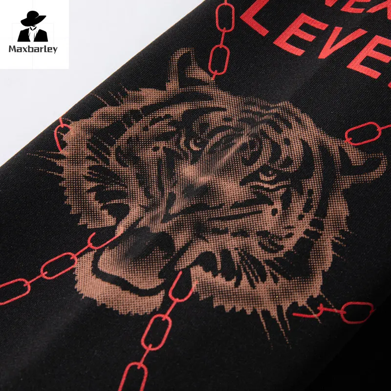 2023 Spring and Autumn Sports Set Men's Casual Fashion Loose fitting Men's Wear with One Set of Clothes Two Piece Set