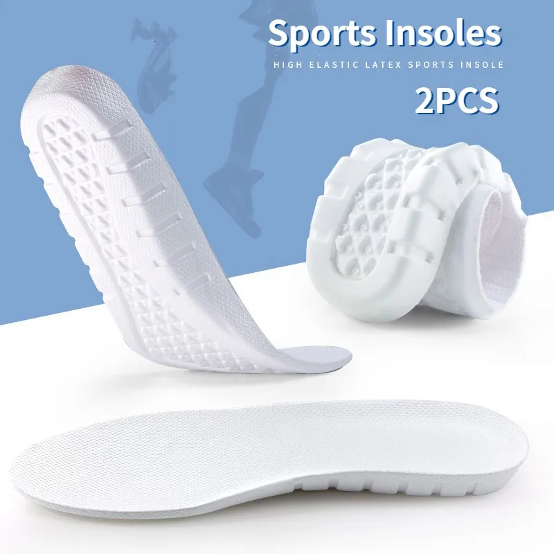 

Elastic Sport Shoes Sole Breathable Deodorant Sweat Absorbing Soles for Men Women Soft Thicken Soles Shock Absorption