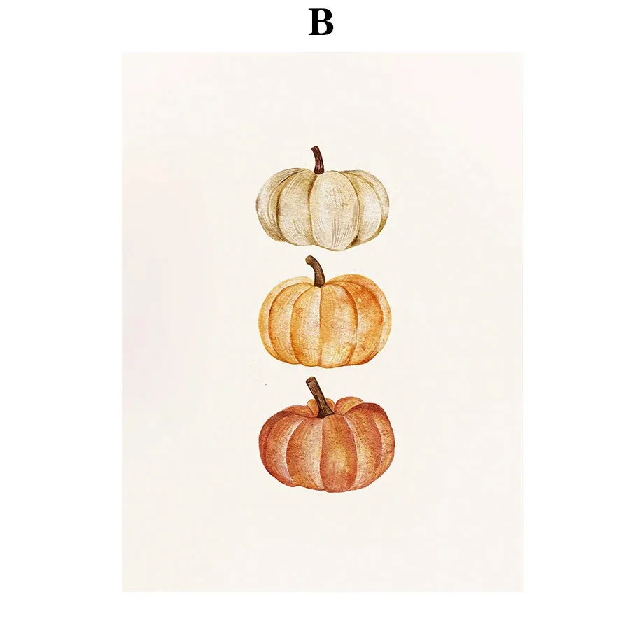 

Деревенский осенний постер «Привет»