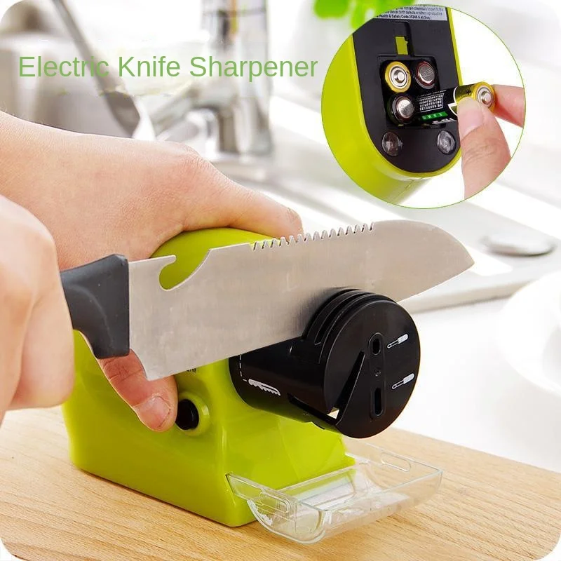 

Electric Multi-function Whetstone Fast Knife Sharpener Home Kitchen Cutlery Sharpener Suction Cup Scissors Sharpening Tool
