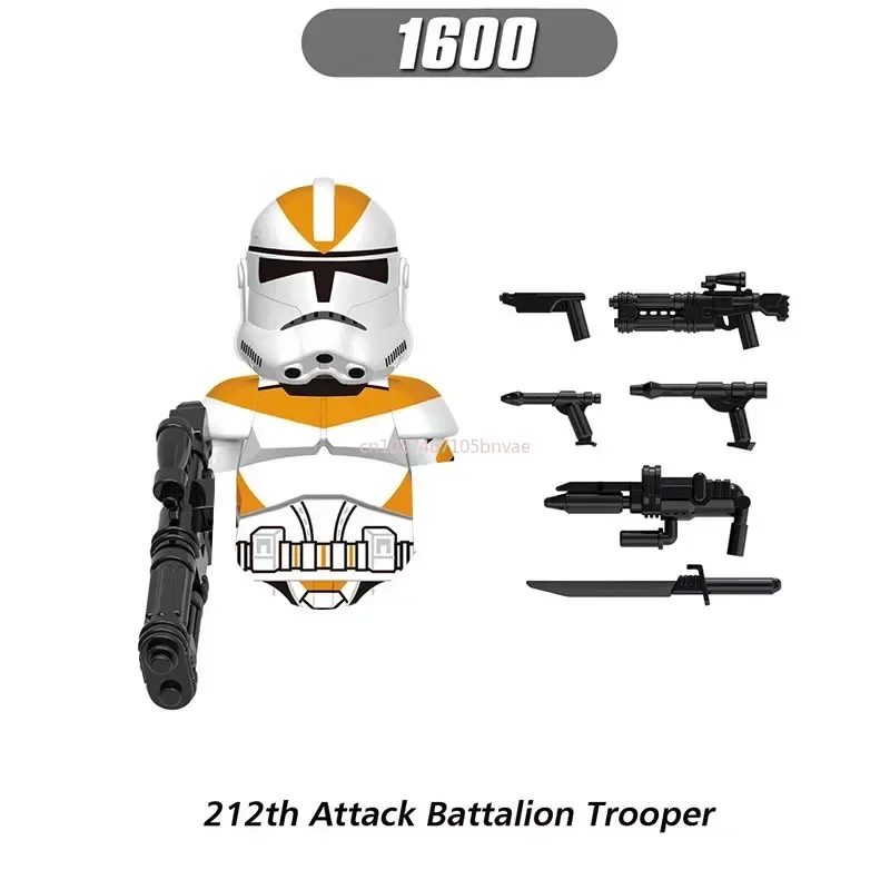 X0300 строительные блоки Клон солдат 501-й легион Императорский штурмовик робот