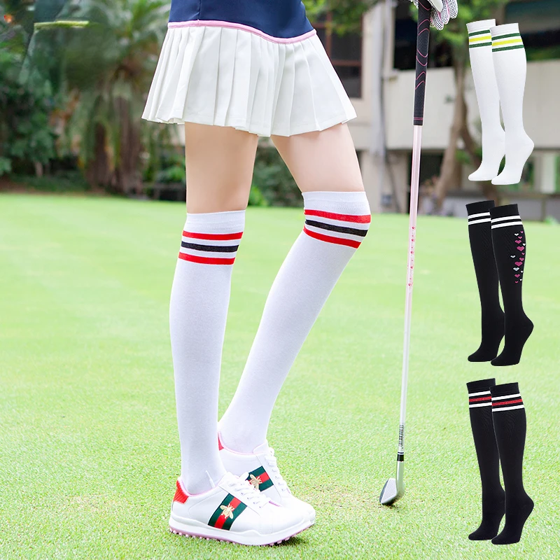 New GOLF socks ladies stockings knee-length socks can be matched with short skirts.