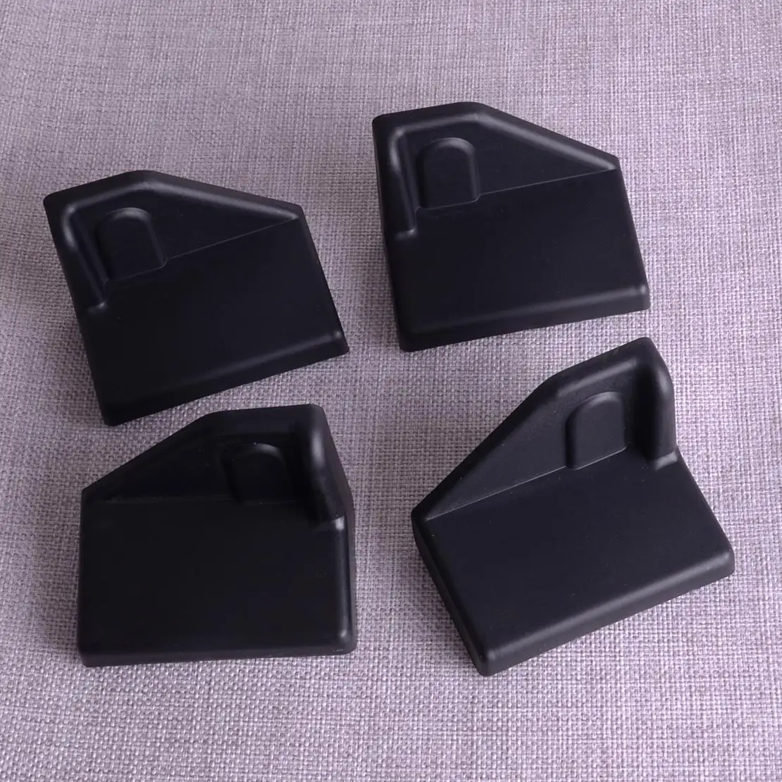 

4 шт./компл., внутренняя защитная крышка для заднего сиденья, черная накладка из АБС-пластика, подходит для Jeep Wrangler JK JKU JL JLU 2007-2019 2020 2021 2022