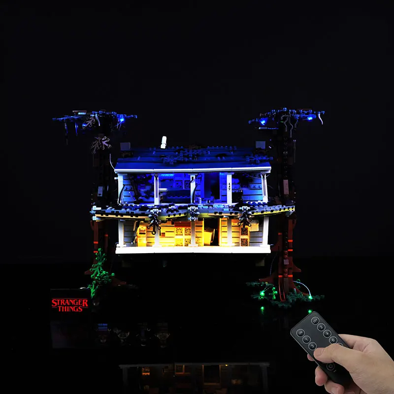 Фото Комплект светодиодных фонарей для LEGO 75810, «Очень странные дела», «Довернутые идеи», подарок «сделай сам» (не включает наборы строительных блоков, кирпичей, модельные наборы) №2