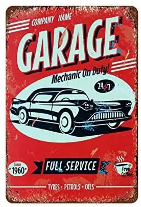 

Мой гараж мой правила Оловянная вывеска Стена ретро металлический постер для бара паба металлический 12x8 дюймов