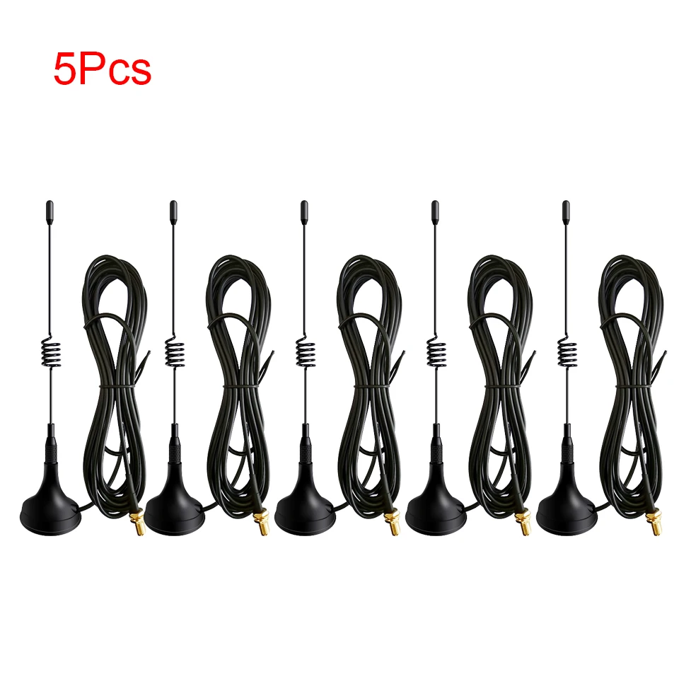 5PCS Antenna for Portable Radio Mini Car VHF Antenna for Quansheng Baofeng 888S UV5R Walkie Talkie UHF Antenna