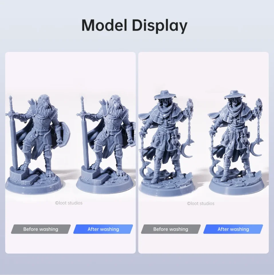 ANYCUBIC Wash&Cure 3 Plus: Установка для очистки и отверждения 2-в-1 с большим объемом для 3D-принтеров LCD SLA, совместимая с Photon M5s X 6ks (art.: 3920c428bcb2c) - 3920c428bcb2c