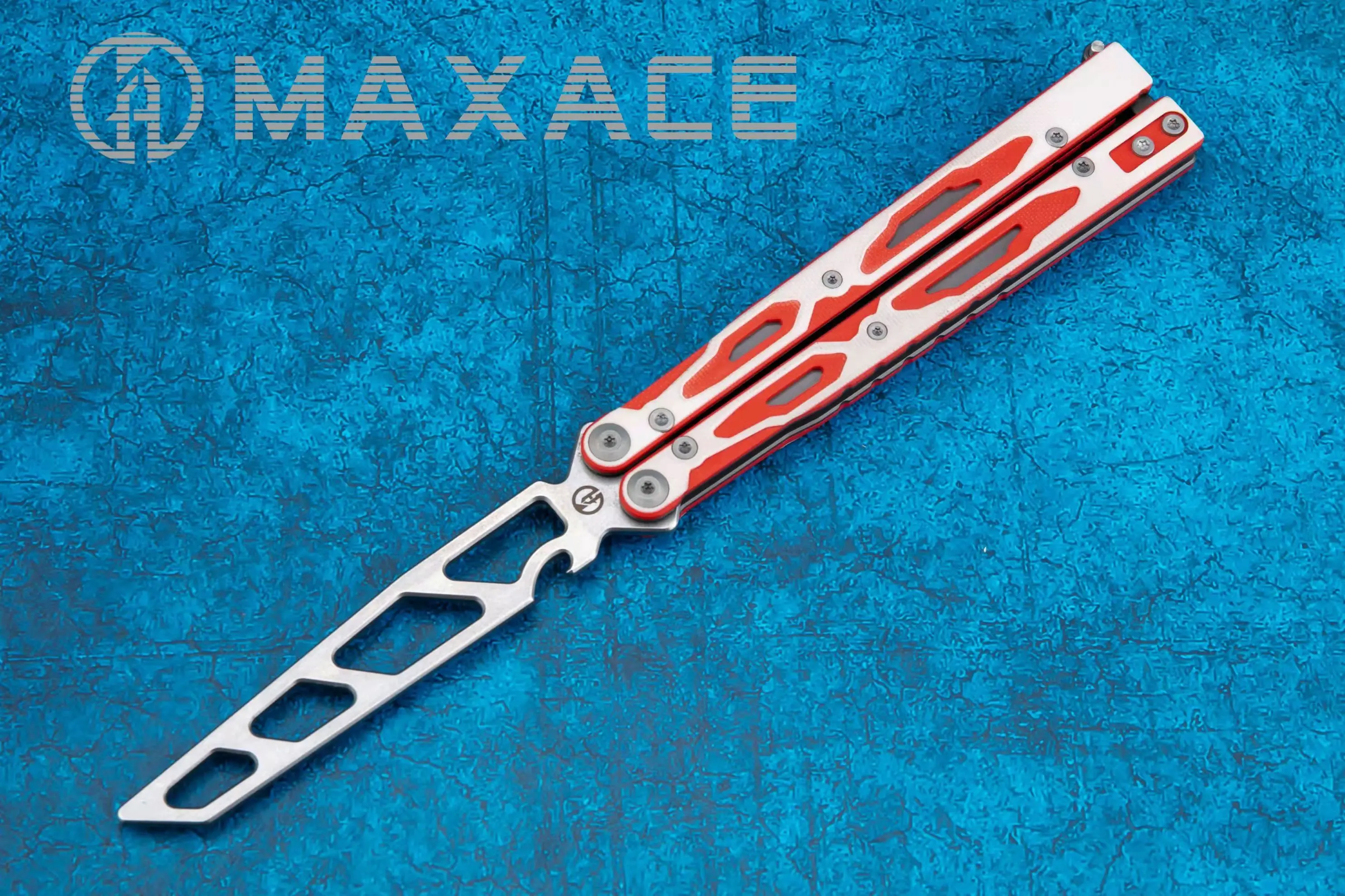 Maxace ножи Единорог G10 Ручка Бабочка практика необычная производительность