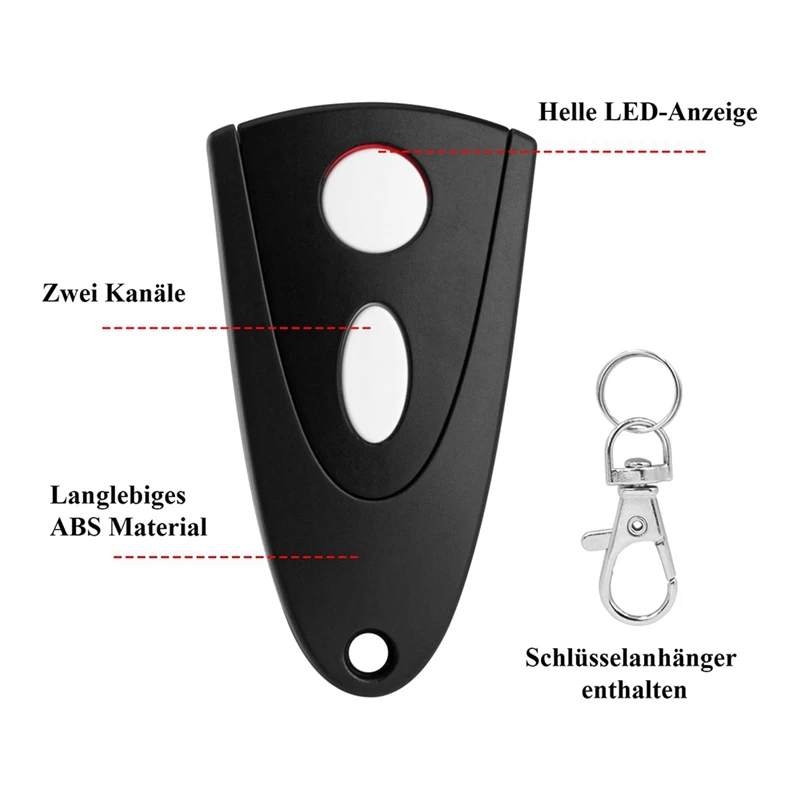 Прочный 433 МГц пульт дистанционного управления портативный передатчик для Novoferm