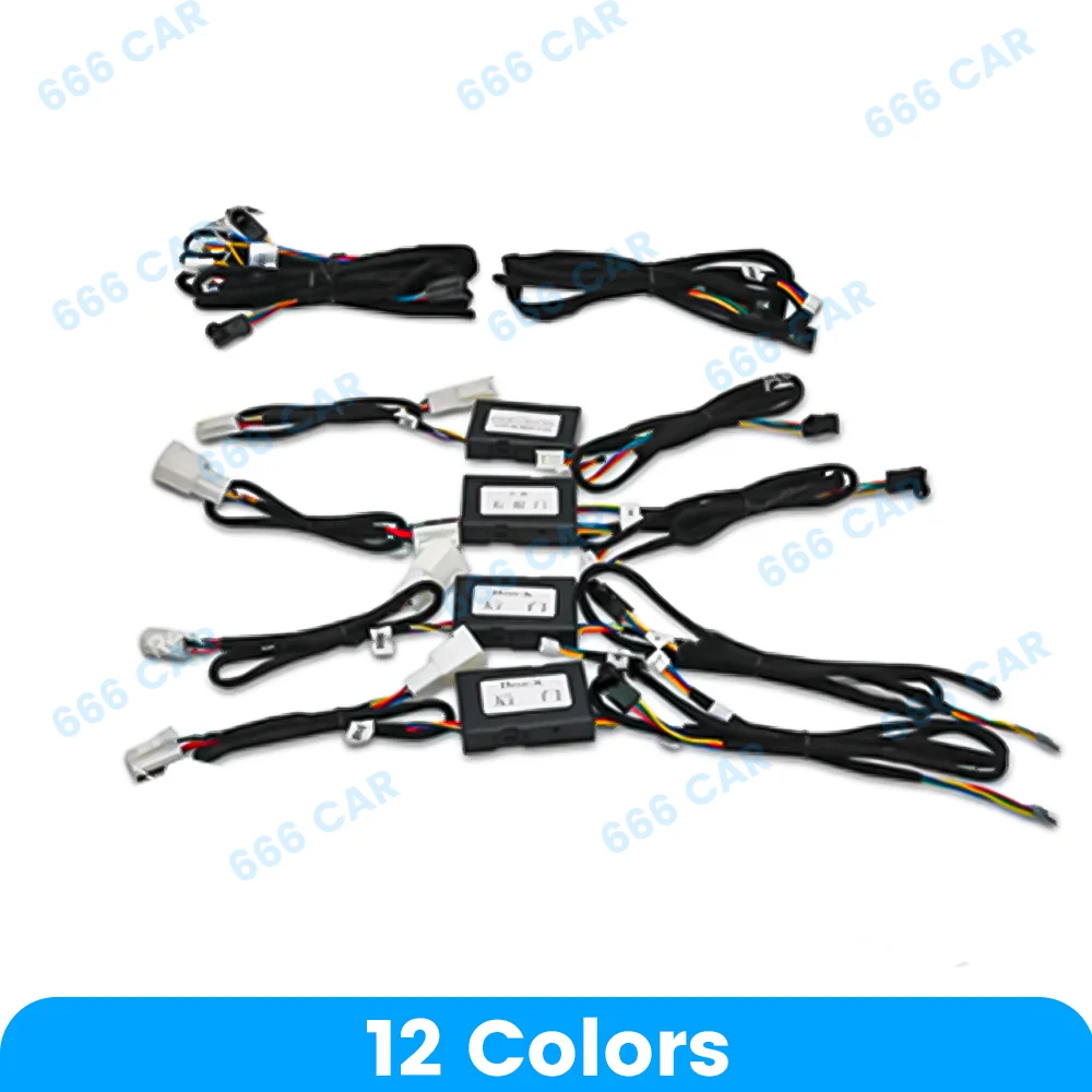 

Mercedes - Benz W166 W218 W292 W212 W221 GLE Автомобильные декоративные светодиодные лампы оригинальные 3 цвета 12 / 64 цвета окружающий оптический кабель