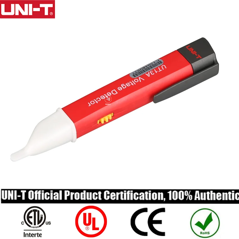 

UNI-T детекторы напряжения переменного тока UT13A бесконтактный Тестер Напряжения, регулируемая чувствительность, автоматический датчик чувст...