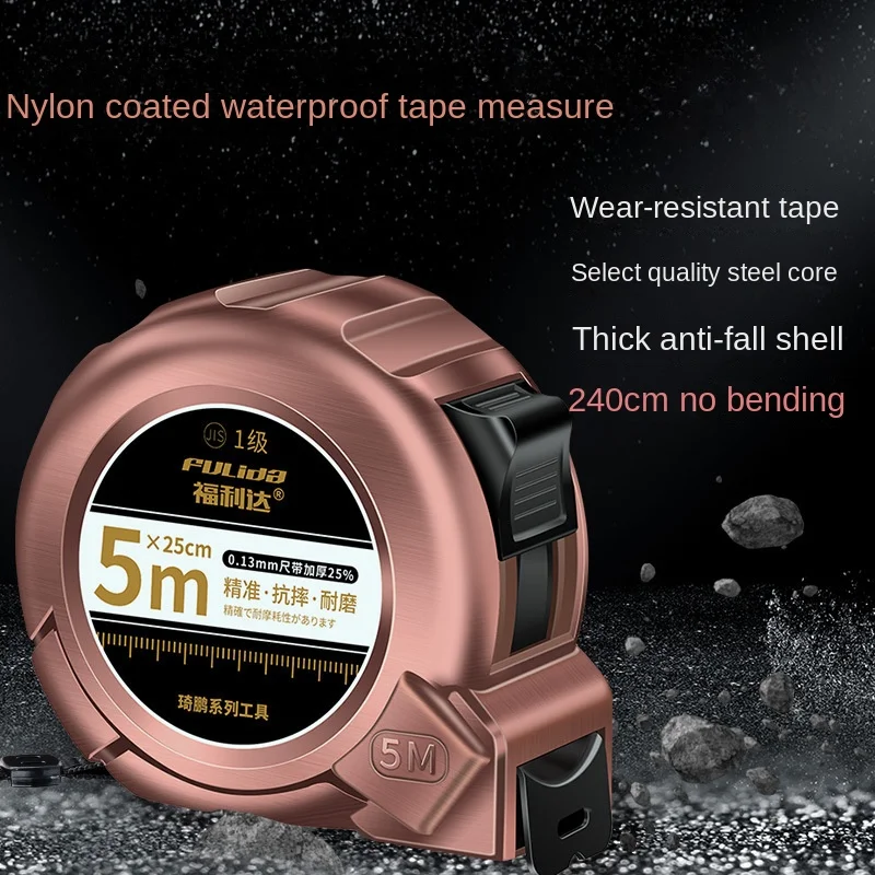 

Portable Tape Measure 3m 5m 10m Household Steel Measuring Tape Automatic Locking Ring Ruler Stainless Steels Thickened