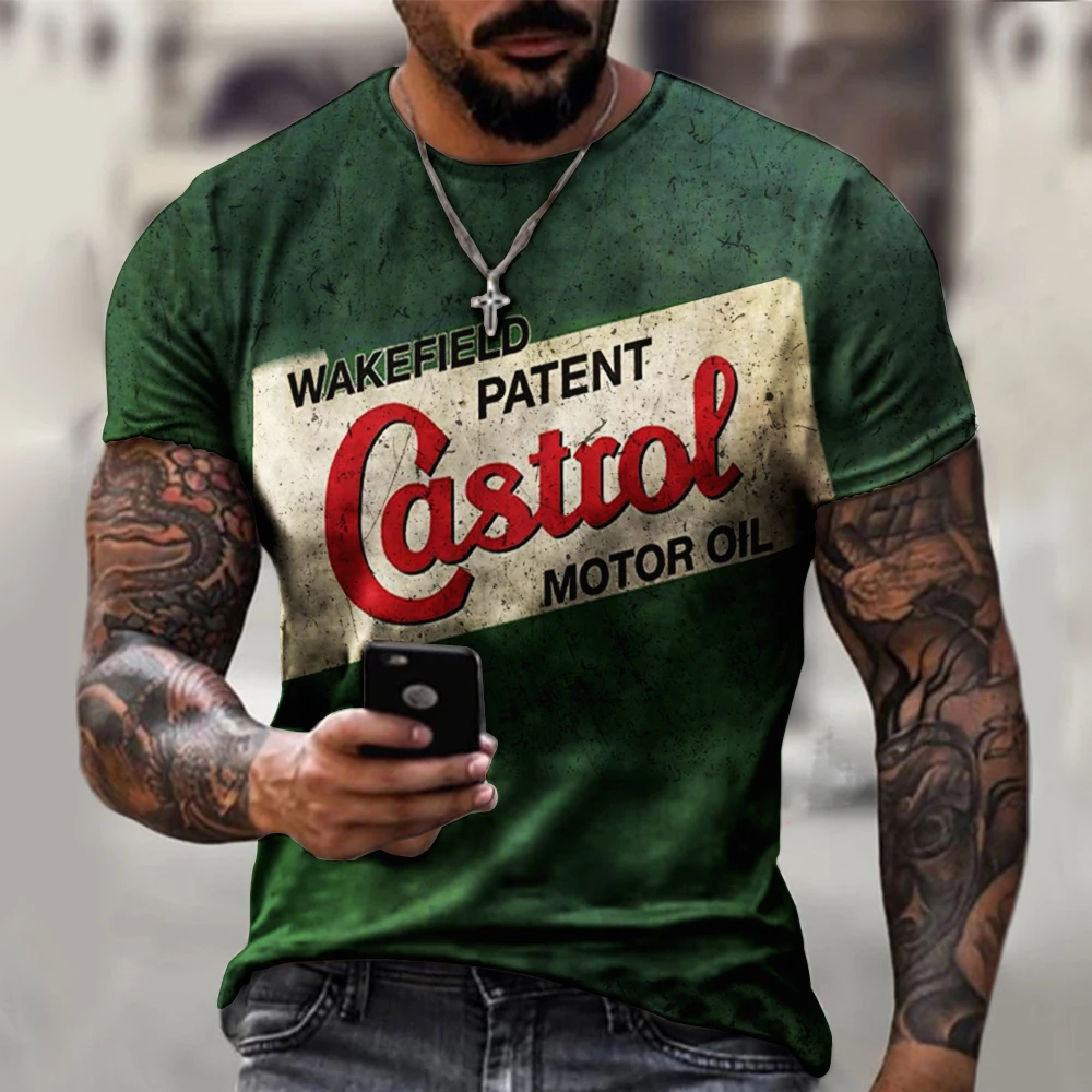 

2022 Men's T-shirt 6xl Retro Short-sleeved Tees Men's And Women's Casual Breathable Top Round Neck Summer T shirt