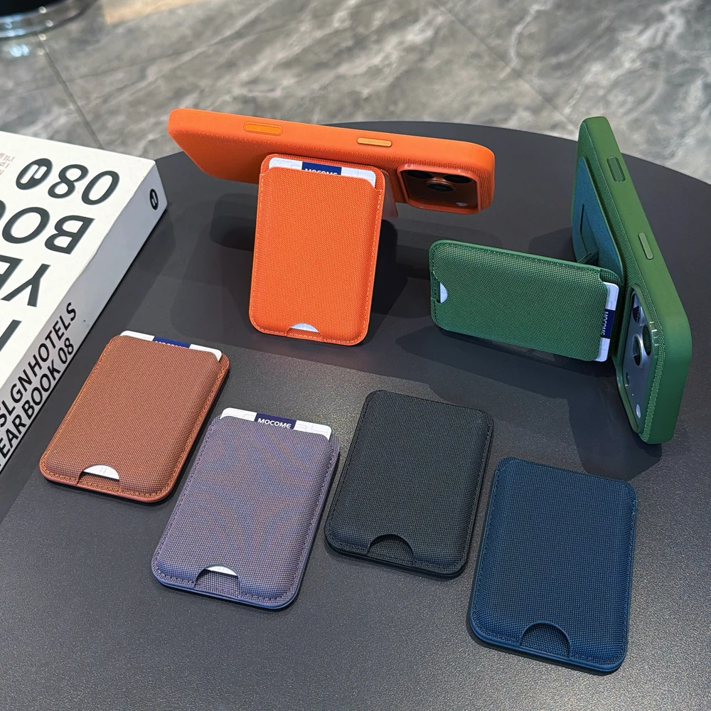 Фото Магнитный чехол-кошелек MagSafe Techwoven для iPhone 15, 16, 17 Pro Max и Samsung S25, S26 Ultra с отделениями для карт №2