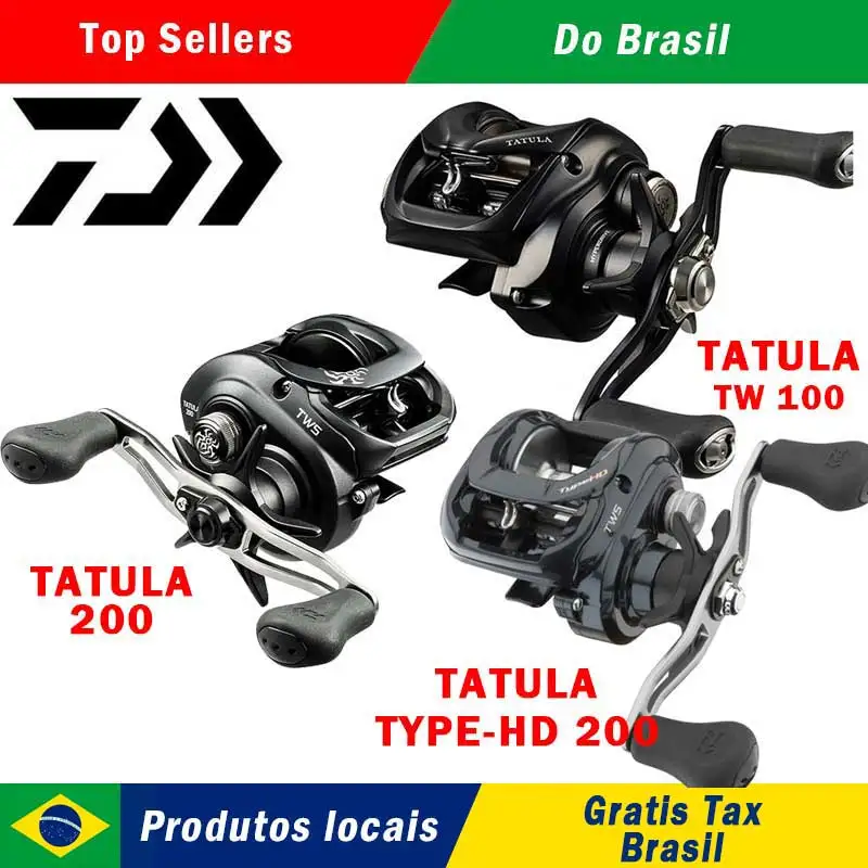 2024 DAIWA TATULA TW 100/200 катушка для заброса приманки 6 3: 1/7.1:1/8 1: 1 5 кг-13 кг Мощность 7BB + 1RB