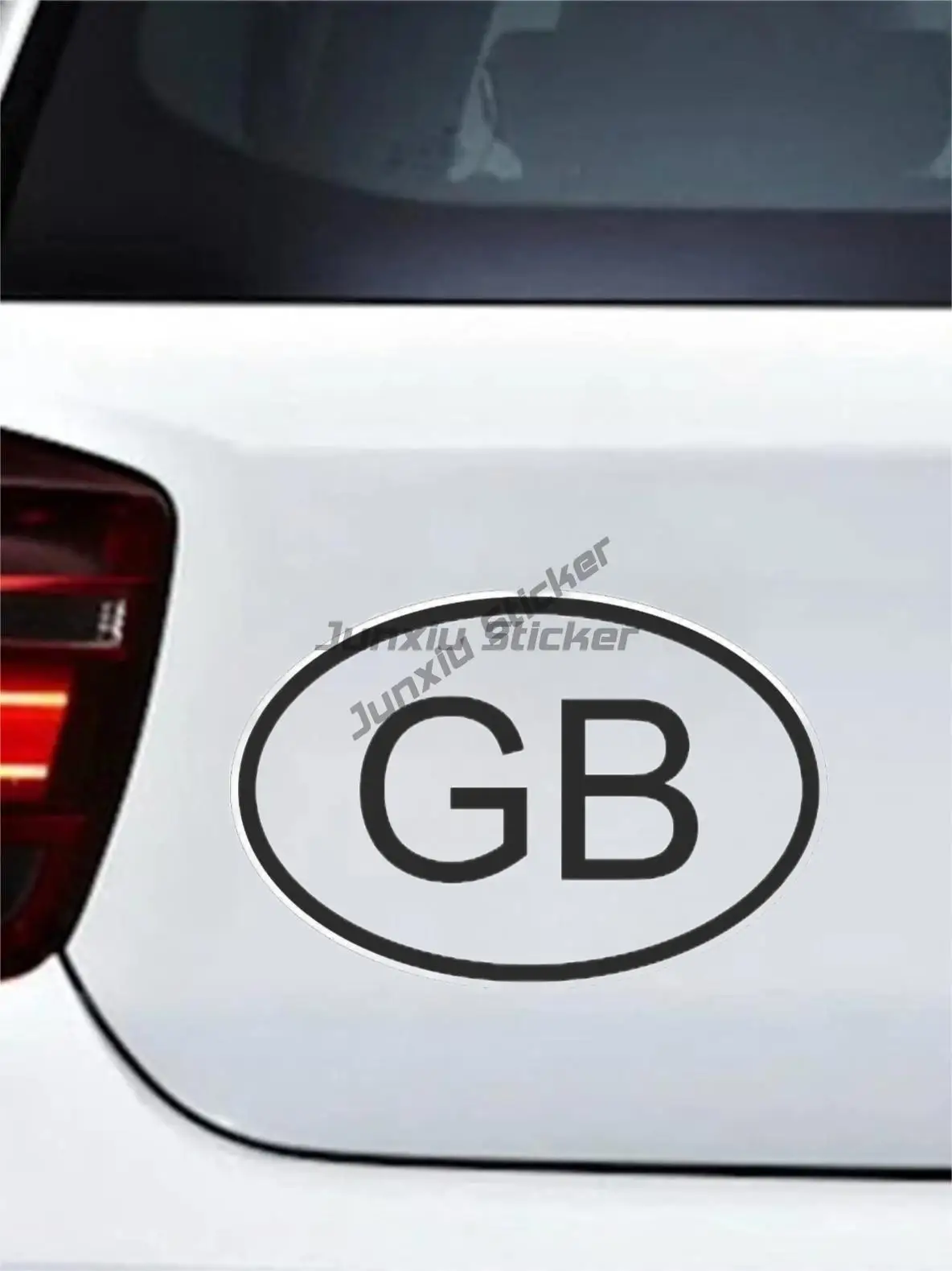 Овальная наклейка флаг страна код бампер автомобиль ноутбук Великобритания