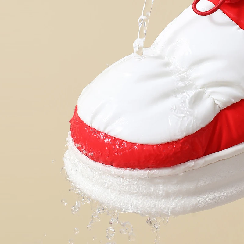 Winter Home Slippers for Women Cottons Shoes Waterproof Non-Slip Couples Soft Warm Slippers Thick Platform Indoor Footwear Shoes