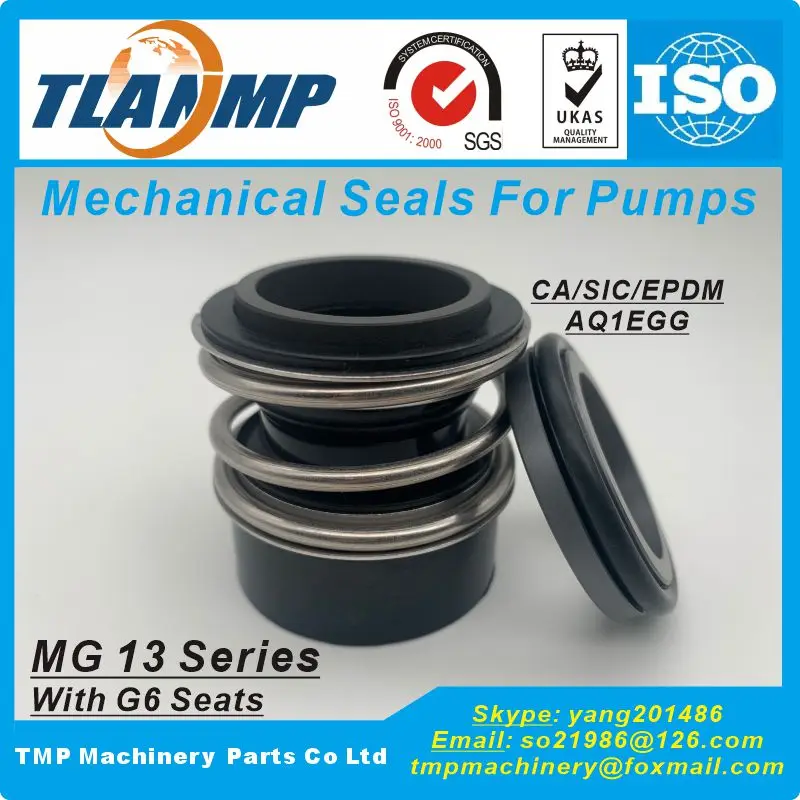

MG13/28-Z , MG13/28-G6 TLANMP механические уплотнения с сиденьем G6 для насосов серии TP 300 (BQQV BAQV BQQE BAQE ) 96488302/96434905