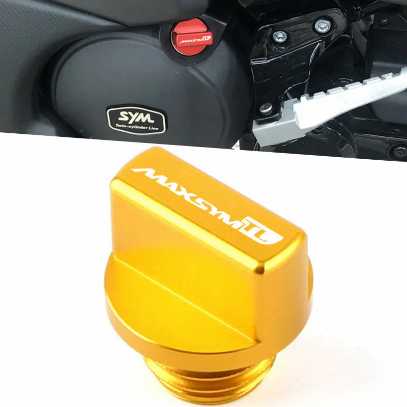 

For SYM MAXSYM TL 508 500 Maxsym TL508 TL500 2020-2022 Motorcycle CNC Accessorie Oil Filler Fill Cap Plug Cover Engine Oil Cup