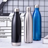 2022 customized logo print eco friendly stainless steel reusable water bottle vacuum flask thermal bottle