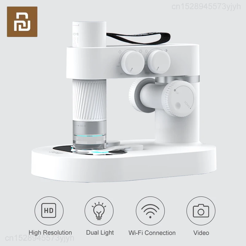 Youpin Intelligent Microscope Biological Cell Student Experimental Magnifying Glass Microscope DIY for Children Birthday Gift