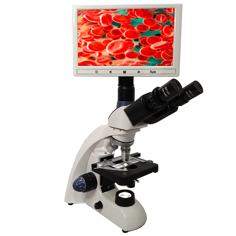 

7 inch China LED light video biological lcd microscope/microscope with lcd screen