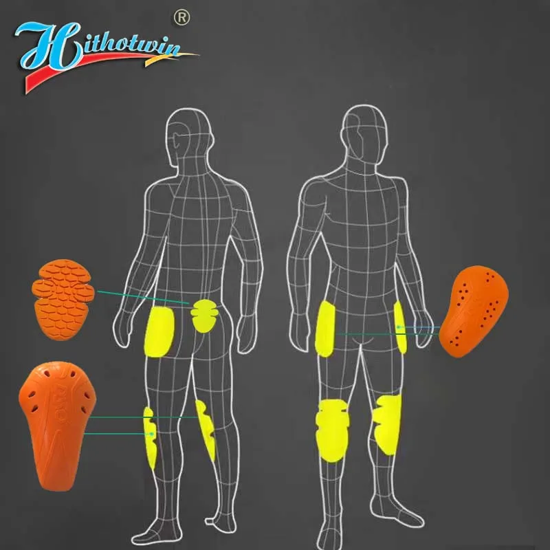 Мотоциклетные гоночные джинсы мужские брюки для мотокросса защитное