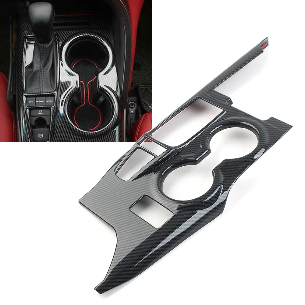 

Carbon Fiber Car Inner Gear Shift Box Panel Cover Trim Decoration For Toyota Camry 2018 2019 2020 Left-Hand Drive Only