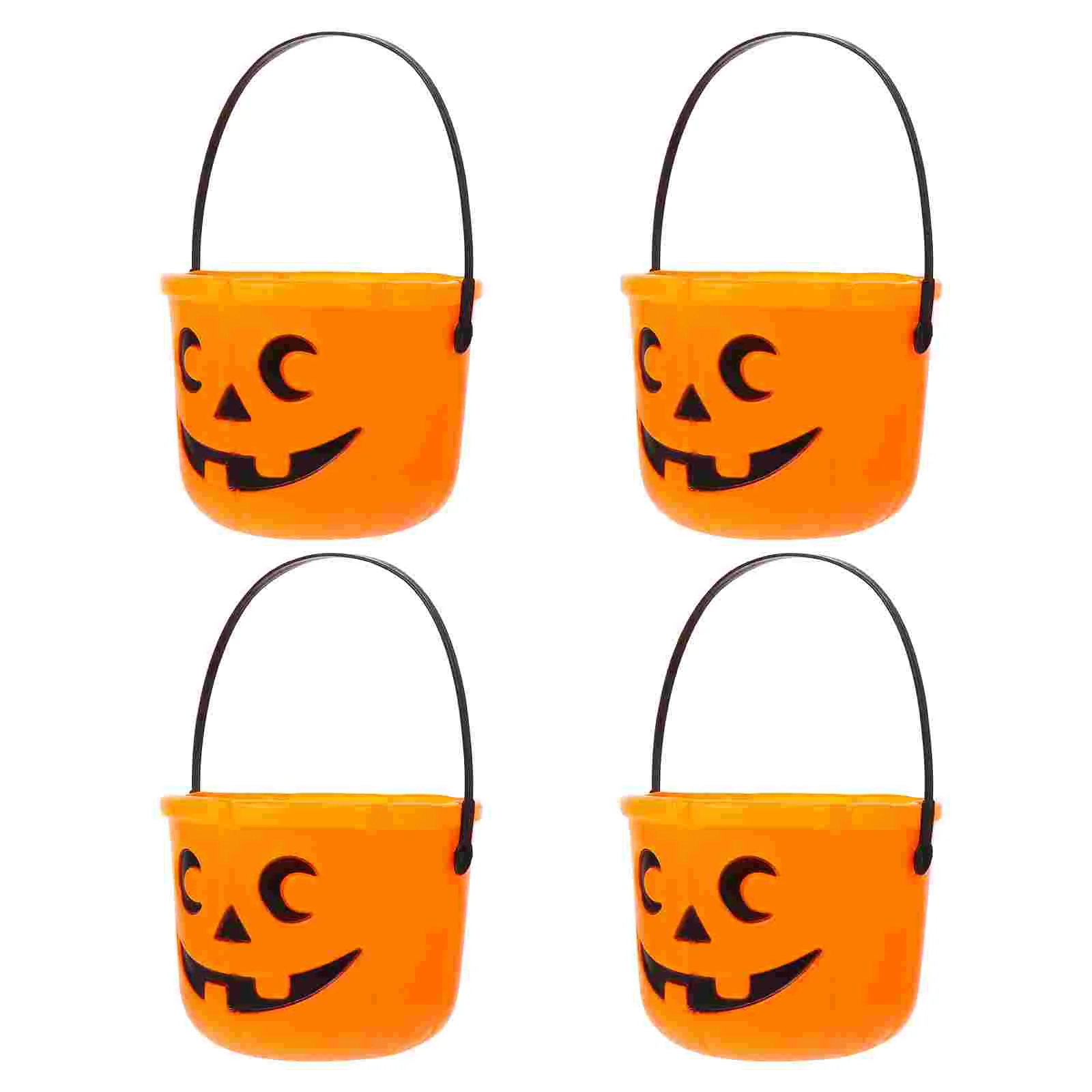 

Pumpkinbuckets Candy Easter Basketkidsbarrelsfor Decor Party Holders Bags Handles Ornamentsprops Decorations Treat Supplies Or