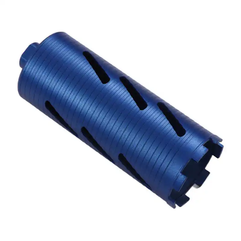 Diamond Coring Bit Core Drill Bit 5/8‑11 Thread Fast Chip Removal with Positioning Bit for Concrete Brick Marble