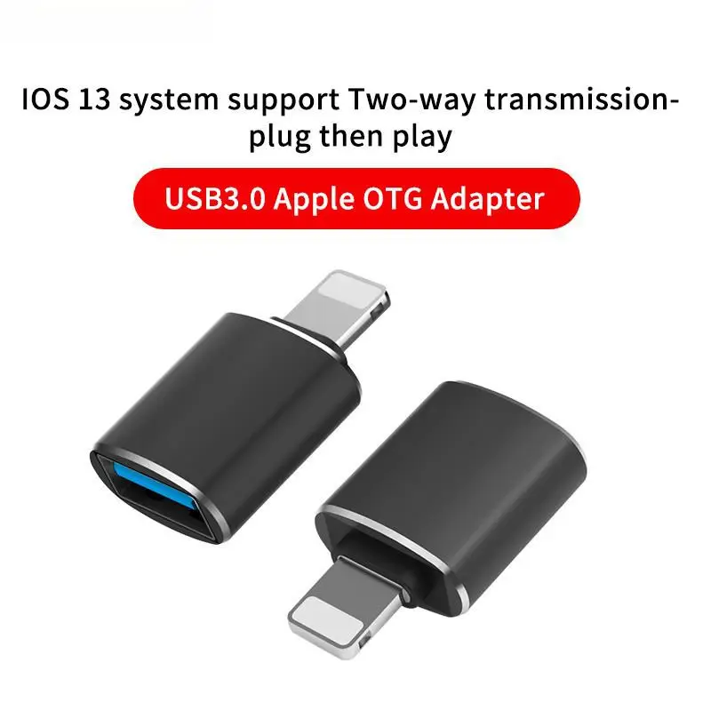 

OTG Adapter for IPhone 13 12 11 Pro Max Converters Charging Data for IPad IOS 14 To USB 3.0 Suport U Disk Smartphone Accessories