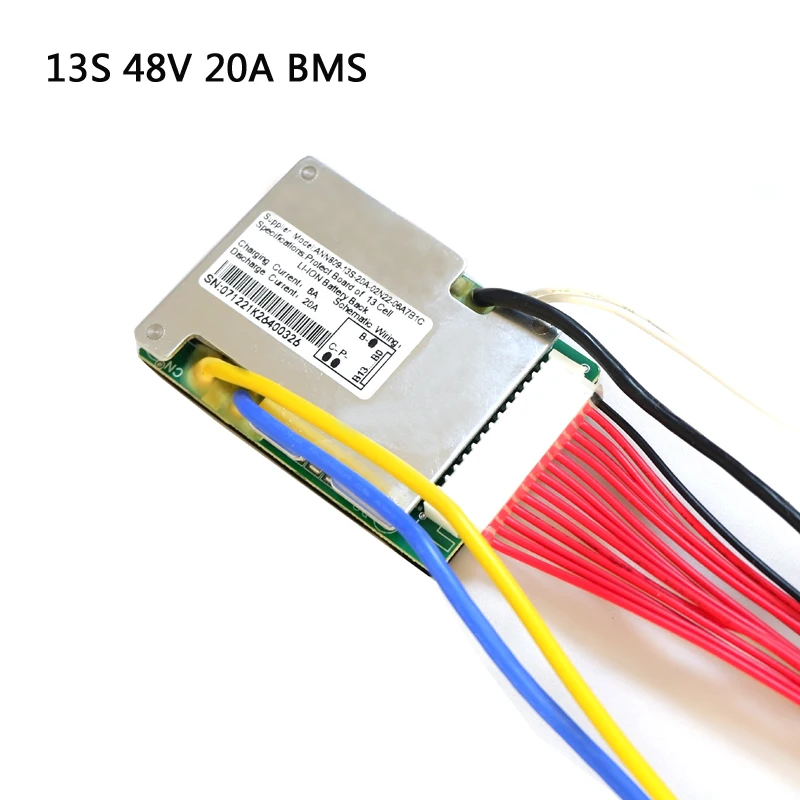 Бесплатная доставка 13S 48V 20A литиевая батарея плата защиты BMS li-ion/LiPo/LiMn батареи для