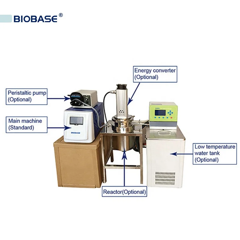 

BIOBASE su China 20KHz Continuous Flow Ultrasonic Cell Disruptor with cheap price for laboratory use