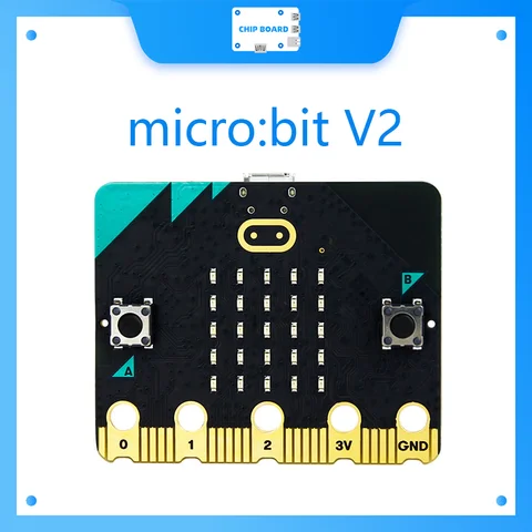 Новое поступление, макетная плата BBC Microbit V2 micro:bit V2, обновленная с обучающих программ, Обучающий набор для школьного проекта «сделай сам»