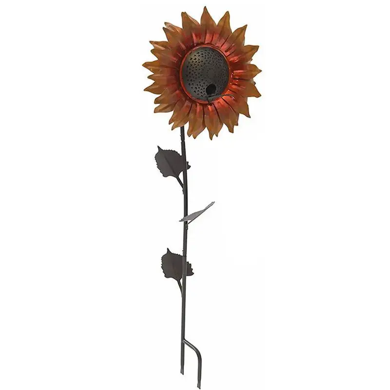 

Sunflower Hummingbird Bird Feeder Metal Crafts Garden Decoration Flower Design Bird Feeder Sunflower Wild Bird Feeder Gazebo
