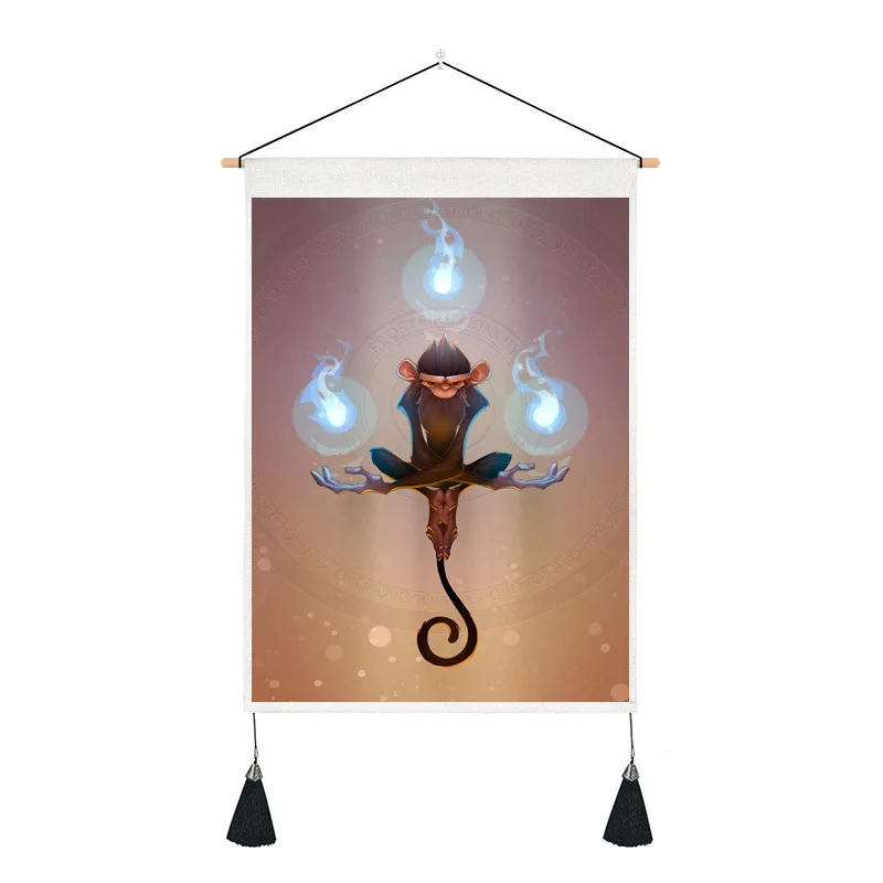 

Living Room Tapestry Porch Decorative Painting Modern Minimalist Corridor Vertical Hanging Painting Atmospheric Nordic Art Mural