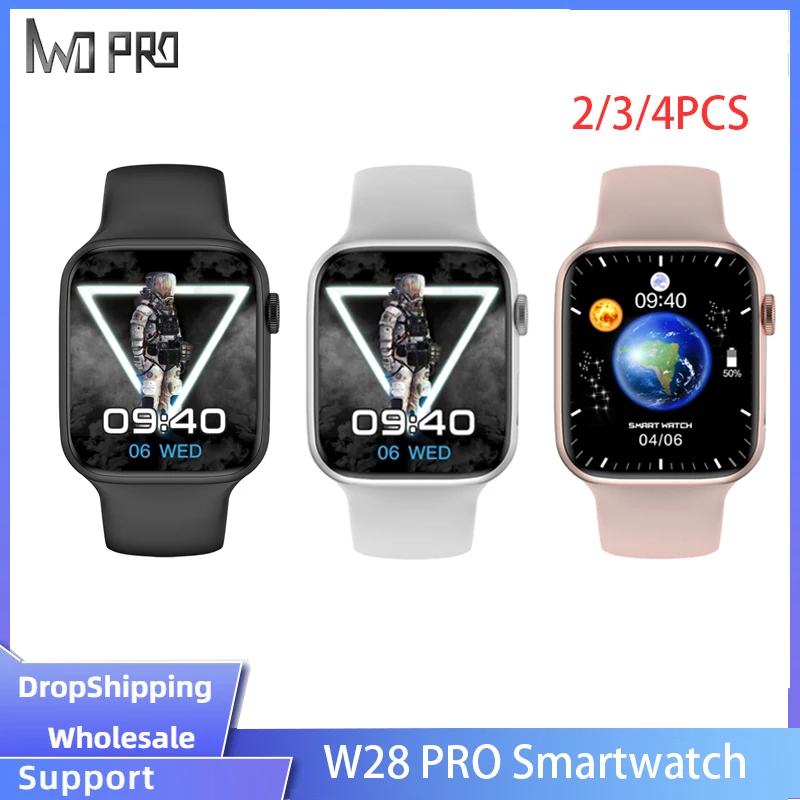

Wholesale 2/3/4/5pcs IWO W28 Pro Series 8 Smartwatch NFC Smart Watch 1.95 Inch Screen Watch 8 Bluetooth Call Smart Watch
