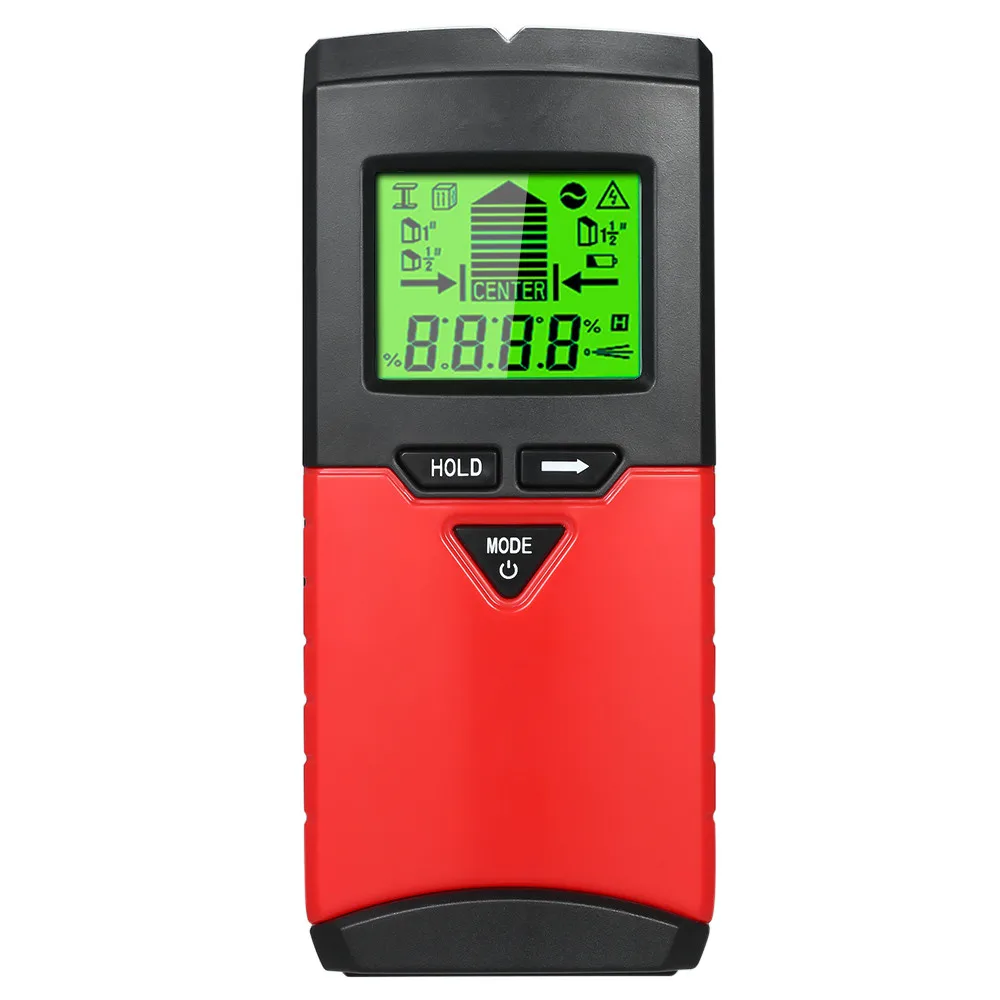 

Handheld Portable Wall Stud Finder 2-in-1 Digital Stud Detector Level Gauge Level Ruler for Stud Wood Metal AC Wires Detecting