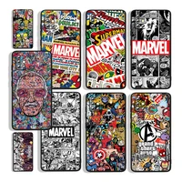 marvel avengers poster for samsung a73 a72 a71 a53 a52 a51 a41 a33 a32 a31 a22 a21s a13 a12 a03s a02 5g black phone case
