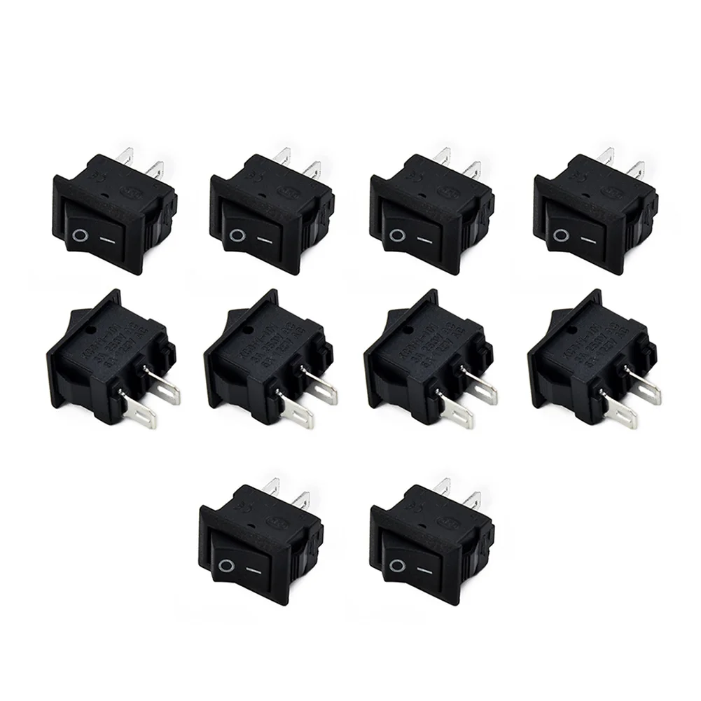 

Plastic ON/OFF Toggle Black Switches SPST on-off control household appliances water dispenser Parts Accessories brand new Tools