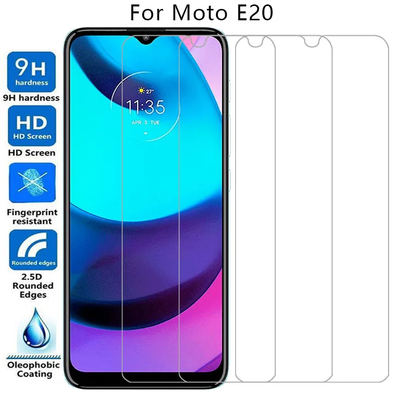 Закаленное стекло для Motorola Moto E20 чехол телефона Motorolae20 Motoe20 Motoe E 20 20e задняя крышка